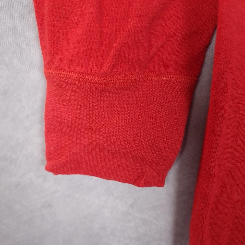LL Bean Long Johns Mens Large Red Thermal Union Suit Button Front One Piece - Picture 5 of 16